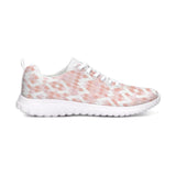 Womens Sneakers, Pink & White Low Top Canvas Running Shoes by inQue.Style