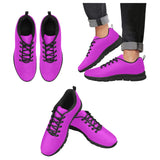 Womens Sneakers, Purple and Black Running Shoes by inQue.Style