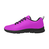 Womens Sneakers, Purple and Black Running Shoes by inQue.Style