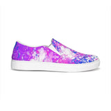 Womens Sneakers - Purple Tie-dye Style Canvas Sports Shoes / Running by inQue.Style