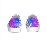 Womens Sneakers - Purple Tie-dye Style Canvas Sports Shoes / Running by inQue.Style