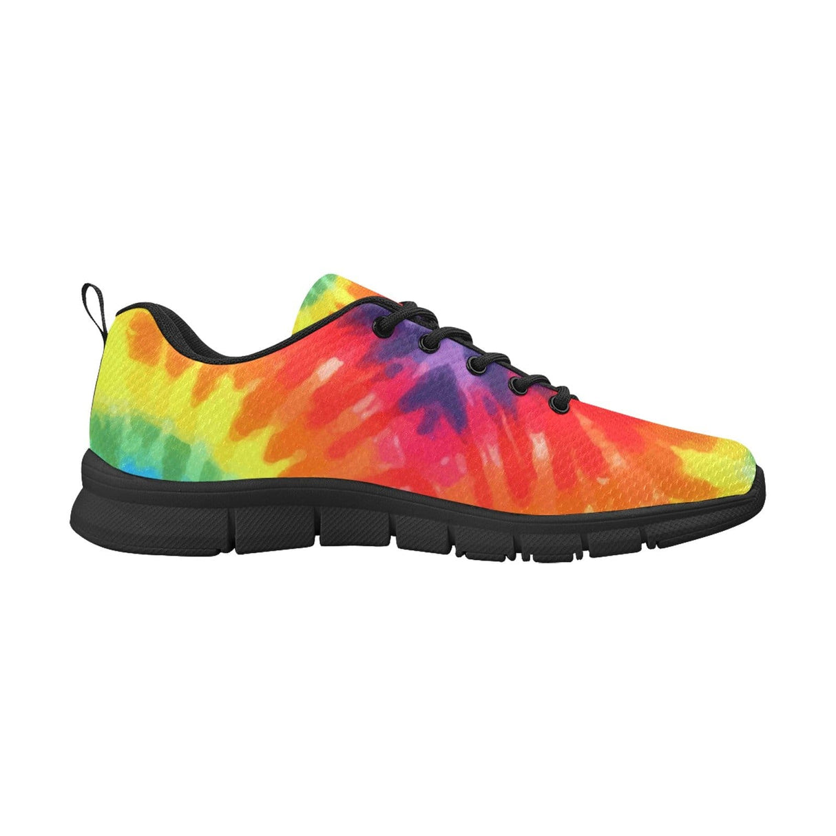 Womens Sneakers, Rainbow Print Running Shoes by inQue.Style