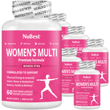 Women's Multi, Women Xtra, Immunity, Energy & Beauty Formula, 60 Vegan Capsules by NuBest Nutrition®