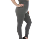 InstantFigure Curvy Hi-Waist Compression Leggings WPL016C by InstantFigure INC