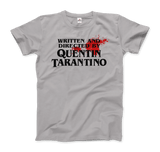 Written and Directed by Quentin Tarantino (Bloodstained) T-Shirt by Art-O-Rama Shop - Vysn