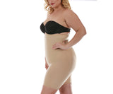 InstantFigure Hi-Waist Shorts Open Gusset Curvy Shapewear WSH4211C by InstantFigure INC