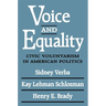 Voice and Equality: Civic Voluntarism in American Politics
