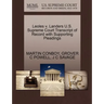 Leoles V. Landers U.S. Supreme Court Transcript of Record with Supporting Pleadings