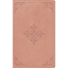ESV Large Print Value Thinline Bible (Trutone, Blush Rose, Fleur-De-Lis Design)
