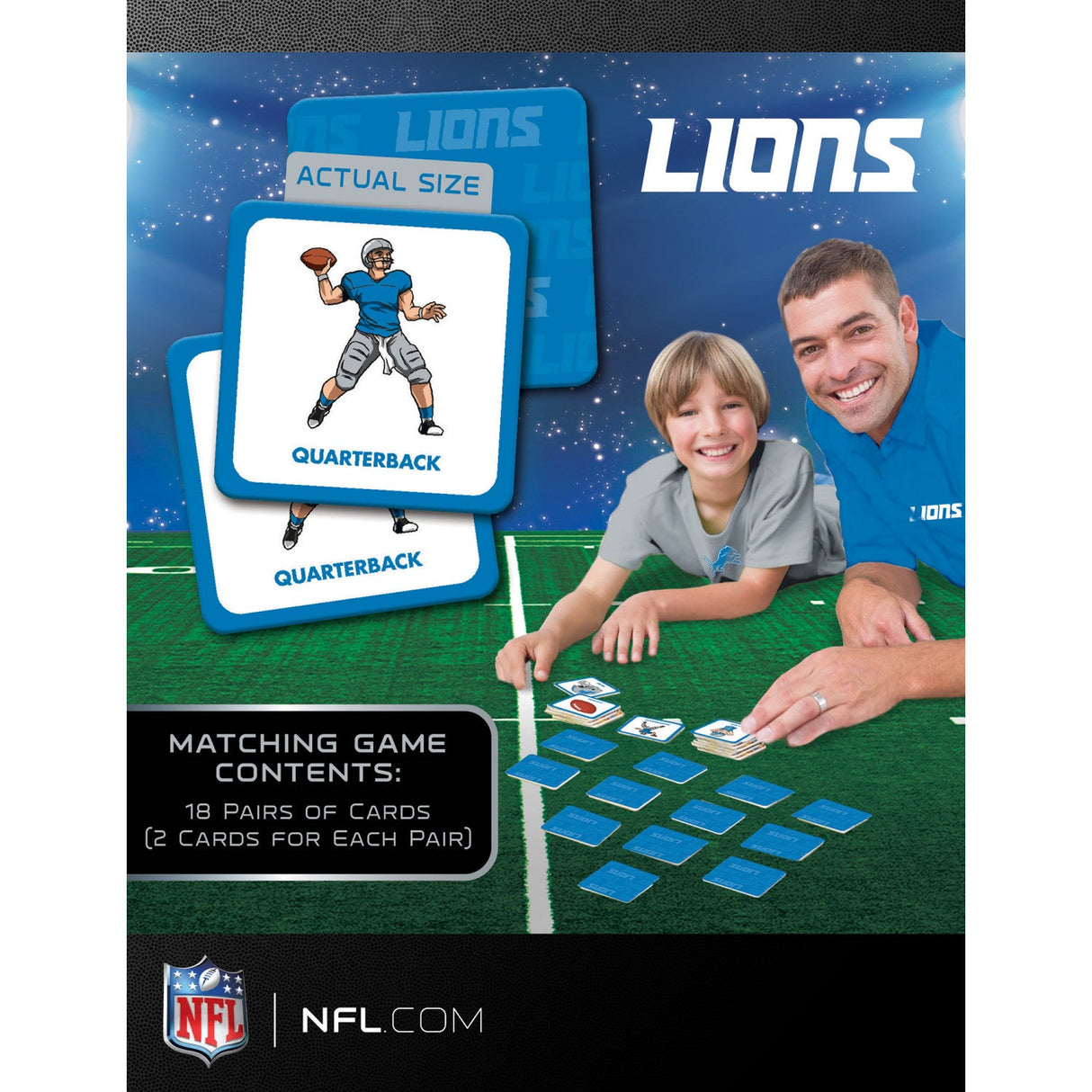 Detroit Lions Matching Game by MasterPieces Puzzle Company INC