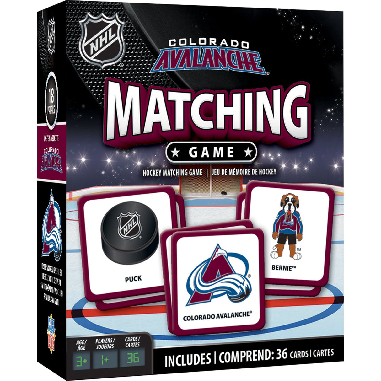 Colorado Avalanche Matching Game by MasterPieces Puzzle Company INC