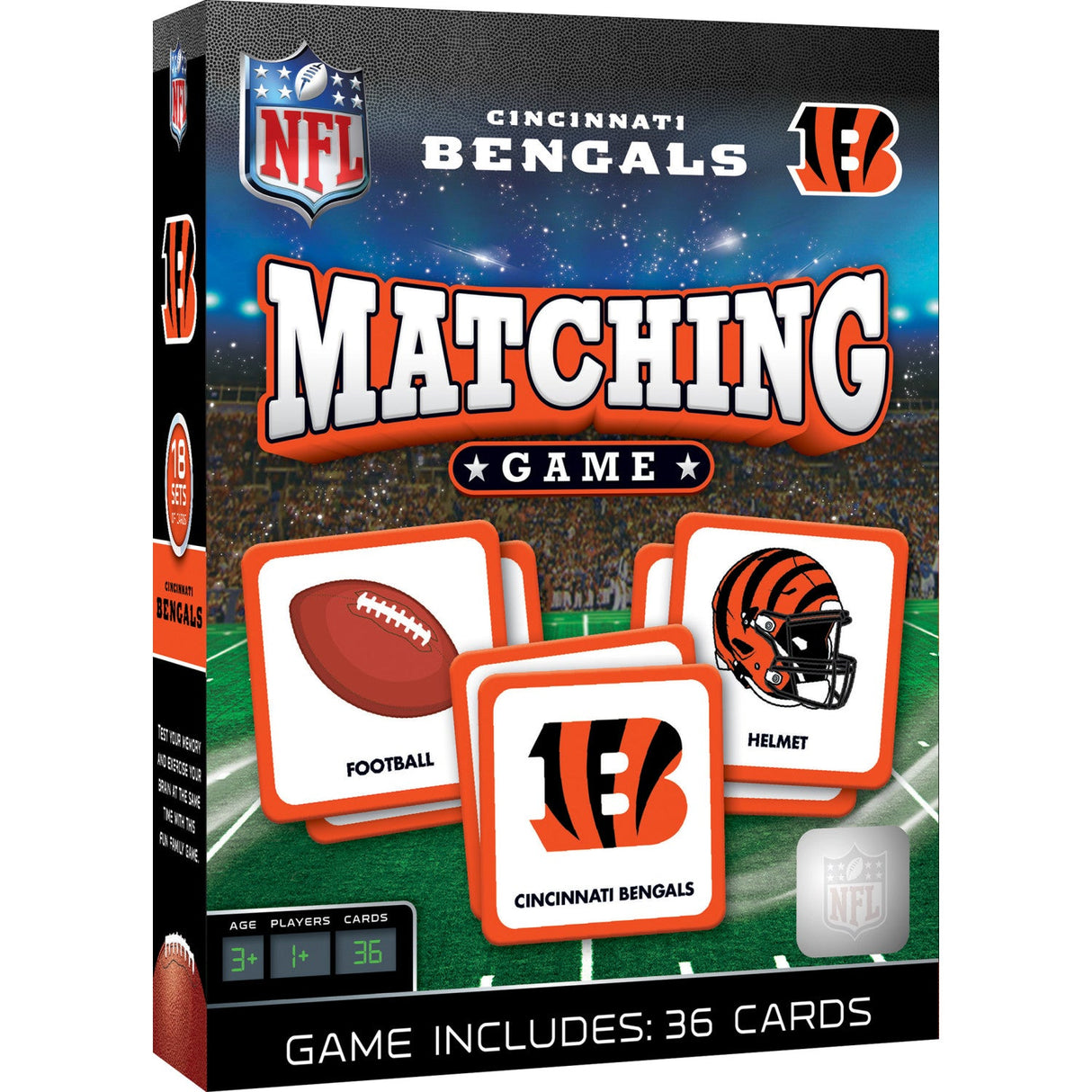 Cincinnati Bengals Matching Game by MasterPieces Puzzle Company INC