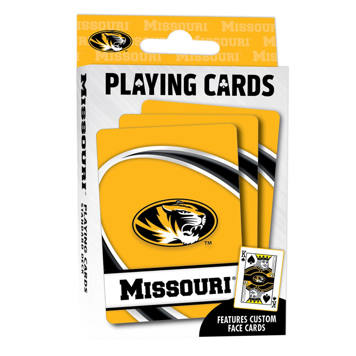 Missouri Tigers Playing Cards - 54 Card Deck by MasterPieces Puzzle Company INC