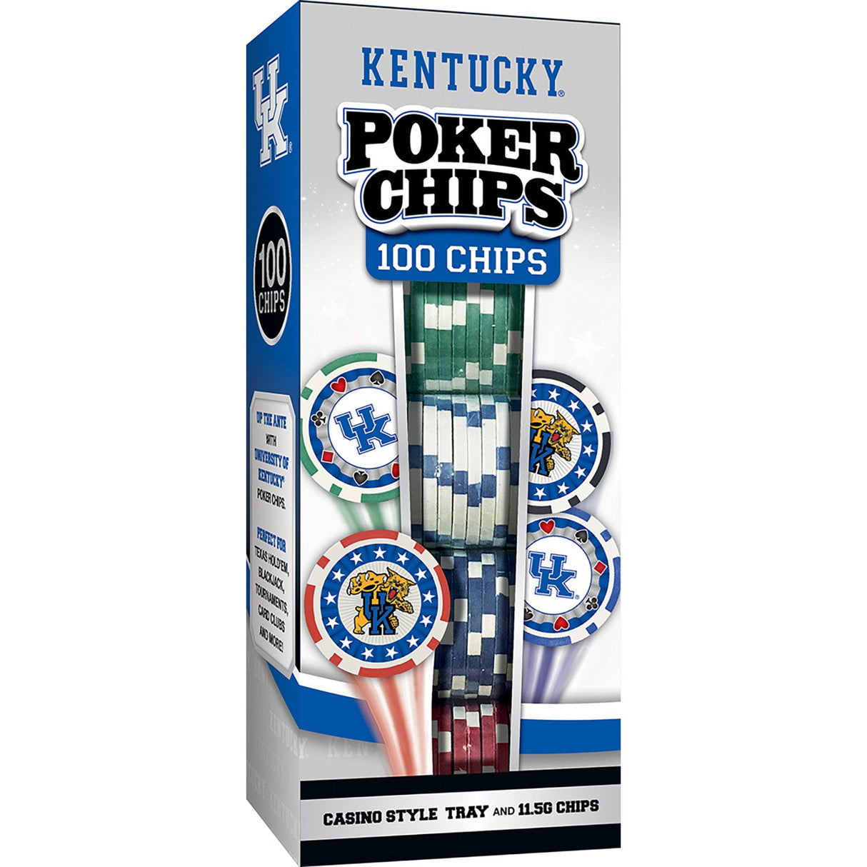 Kentucky Wildcats 100 Piece Poker Chips by MasterPieces Puzzle Company INC