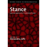 Stance: Sociolinguistic Perspectives
