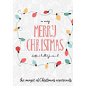A Very Merry Christmas Dotted Bullet Journal: Cheaper and More Useful than a Card! (Holly) Medium A5 - 5.83X8.27
