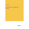 On a Fresh Revision of the English New Testament