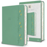 KJV Holy Bible, Large Print Medium Format, Green with Birds Faux Leather W/ Ribbon Marker, Red Letter