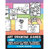 Art Drawing Games and Activities for Kids: Huge Activity Book to Prompt Creativity and Silly Drawings