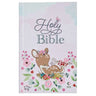 NLT Keepsake Holy Bible for Baby Girls Baptism Easter, New Living Translation, Pink