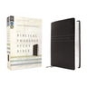 Niv, Biblical Theology Study Bible (Trace the Themes of Scripture), Leathersoft, Black, Comfort Print: Follow God's Redemptive Plan as It Unfolds Thro