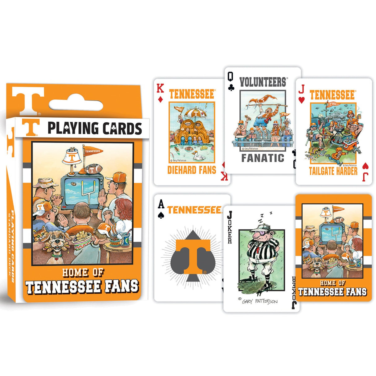 Tennessee Volunteers Fan Deck Playing Cards - 54 Card Deck by MasterPieces Puzzle Company INC