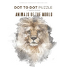 Animals of the World - Dot to Dot Puzzle (Extreme Dot Puzzles with over 30000 dots): 40 Puzzles - Dot to Dot Books for Adults - Challenges to complete