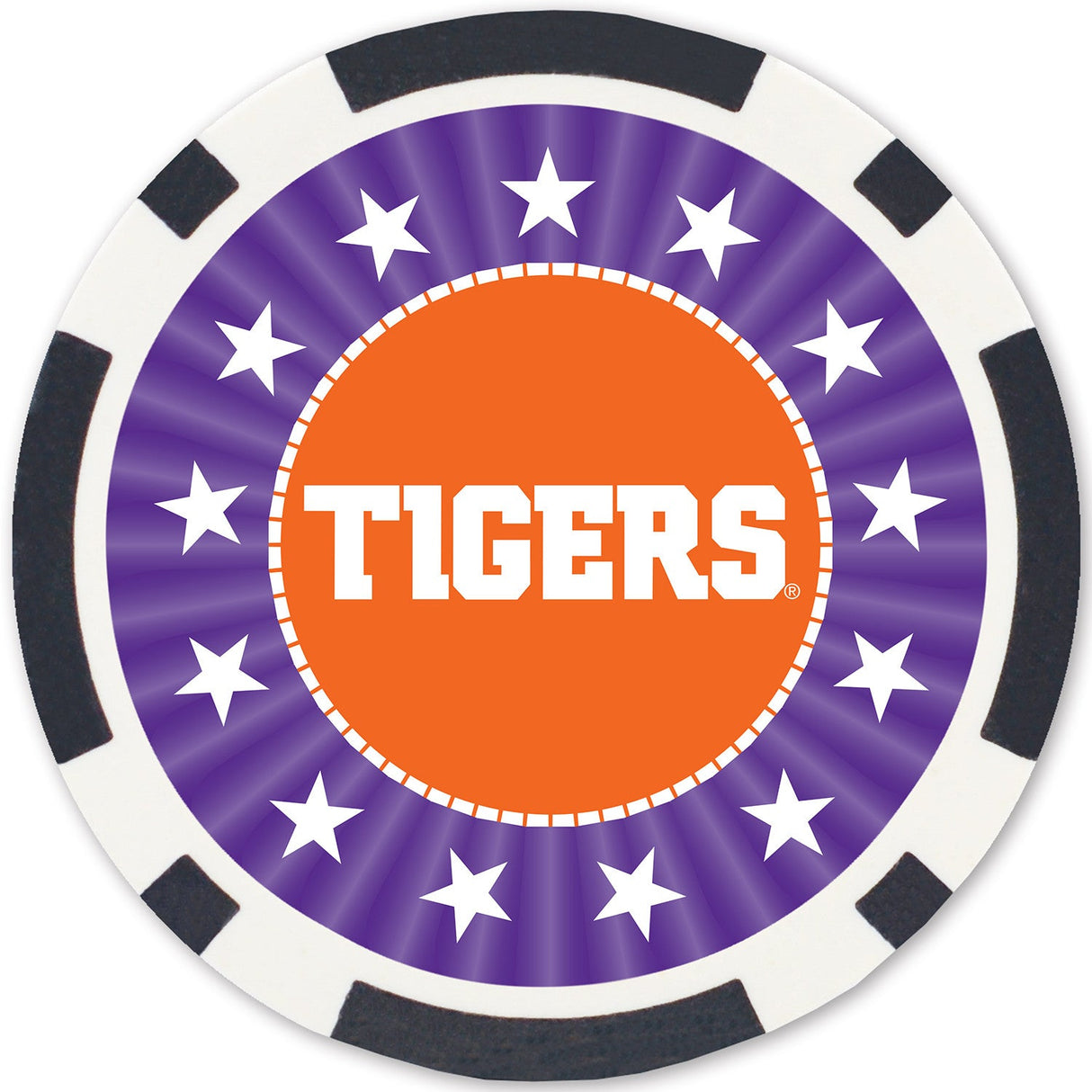 Clemson Tigers 100 Piece Poker Chips by MasterPieces Puzzle Company INC