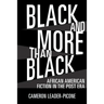 Black and More Than Black: African American Fiction in the Post Era
