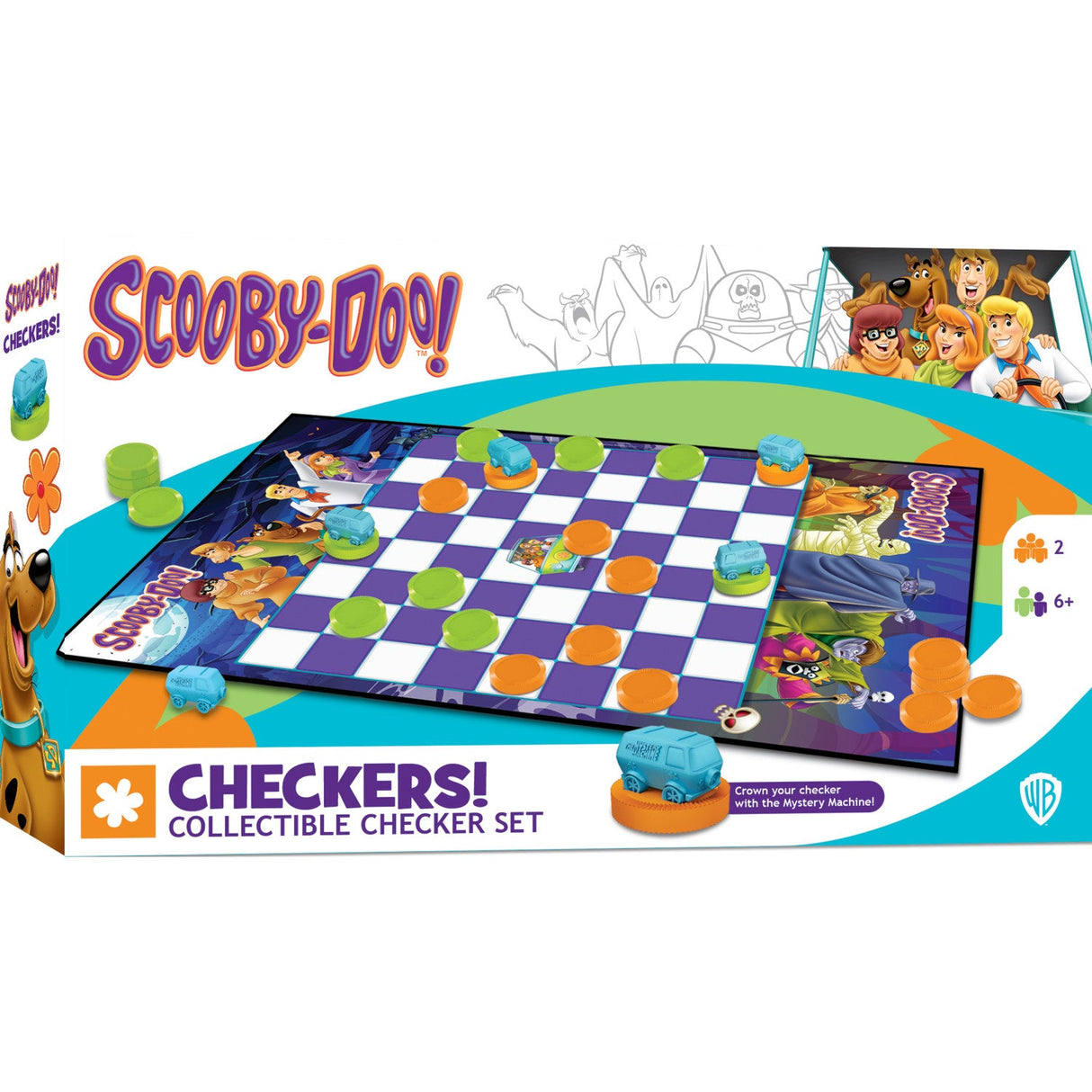 Scooby-Doo! Checkers Board Game Board Game by MasterPieces Puzzle Company INC