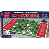 Ole Miss Rebels Checkers Board Game by MasterPieces Puzzle Company INC