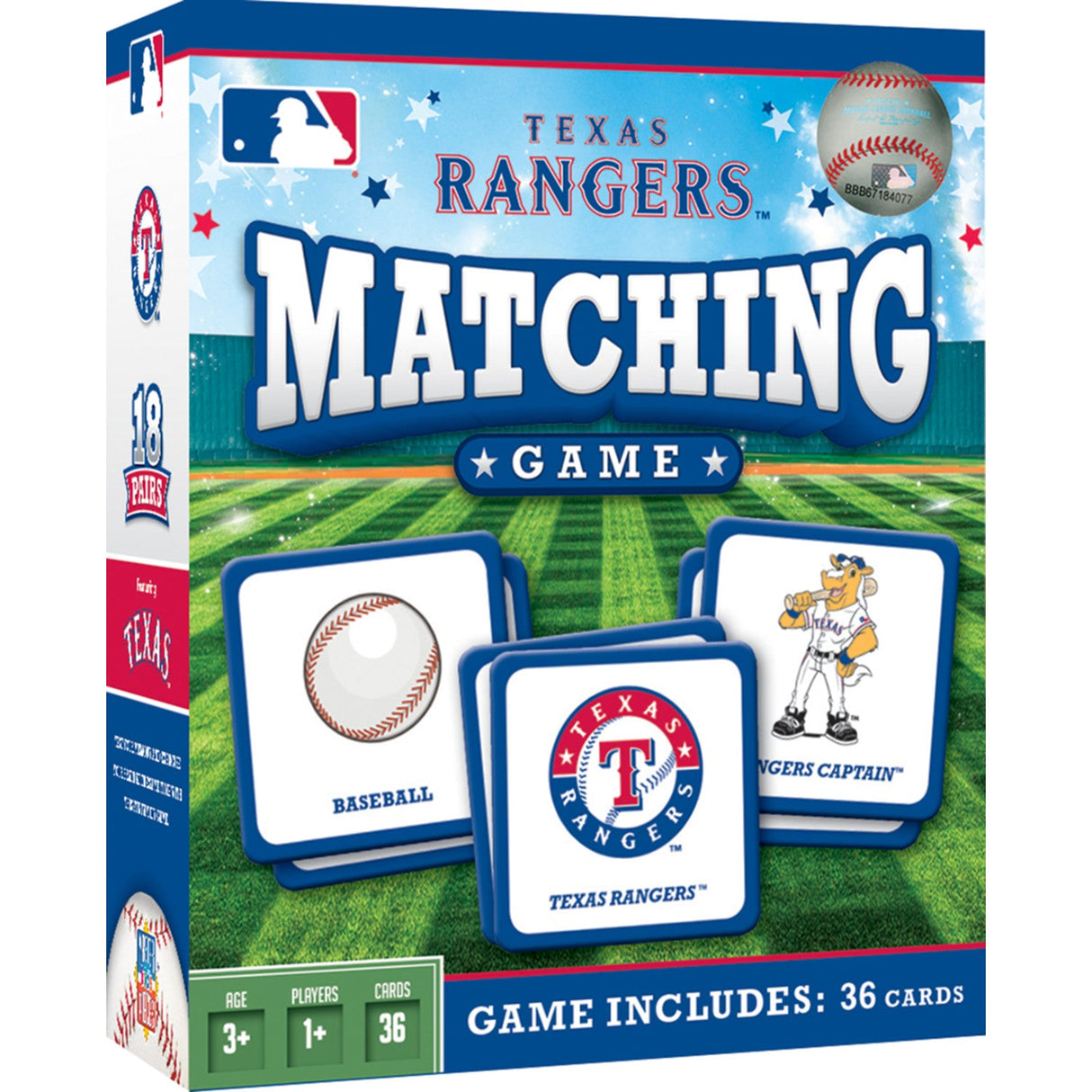 Texas Rangers Matching Game by MasterPieces Puzzle Company INC