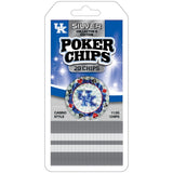 Kentucky Wildcats 20 Piece Poker Chips by MasterPieces Puzzle Company INC