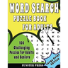 Word Search Puzzle Book for Adults: 100 Challenging Puzzles For Adult And Seniors - Large Print Edition