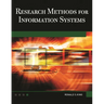 Research Methods for Information Systems [With DVD]