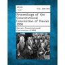 Proceedings of the Constitutional Convention of Hawaii 1950