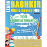 Learn Bashkir While Having Fun! - For Beginners: Easy to Intermediate - Study 100 Essential Thematics with Word Search Puzzles - Vol.1