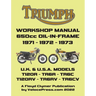 TRIUMPH 650cc TWINS 1971-1973 OIL-IN-FRAME WORKSHOP MANUAL: All Models Including Uk, General Export & USA Variants