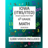 6th Grade IOWA ITBS ITED, 2019 MATH, Test Prep: 6th Grade IOWA TEST of BASIC SKILLS, EDUCATIONAL DEVELOPMENT 2019 MATH Test Prep/Study Guide