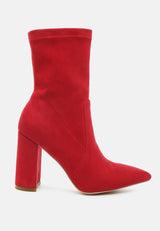 zahara suede bootie by London Rag