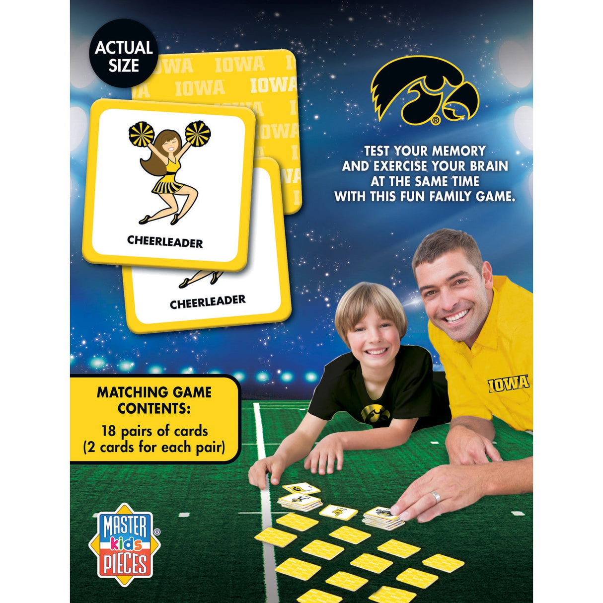 Iowa Hawkeyes Matching Game by MasterPieces Puzzle Company INC