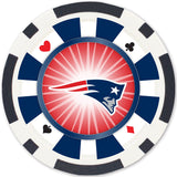 New England Patriots 100 Piece Poker Chips by MasterPieces Puzzle Company INC