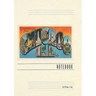 Vintage Lined Notebook Greetings from Chicago, Illinois