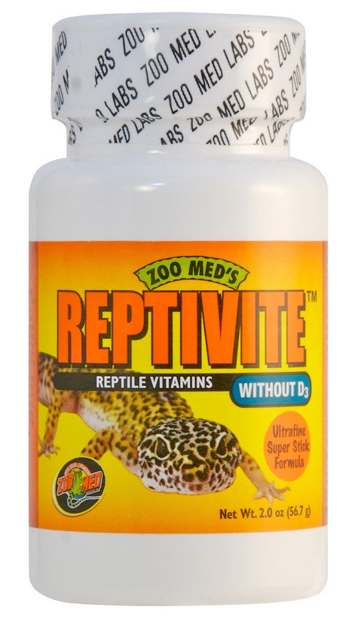 Zoo Med Reptivite Reptile Vitamins - Complete Calcium-Based Formula for Healthy Reptiles by Dog Hugs Cat