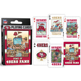 San Francisco 49ers Fan Deck Playing Cards - 54 Card Deck by MasterPieces Puzzle Company INC