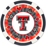 Texas Tech Red Raiders 100 Piece Poker Chips by MasterPieces Puzzle Company INC