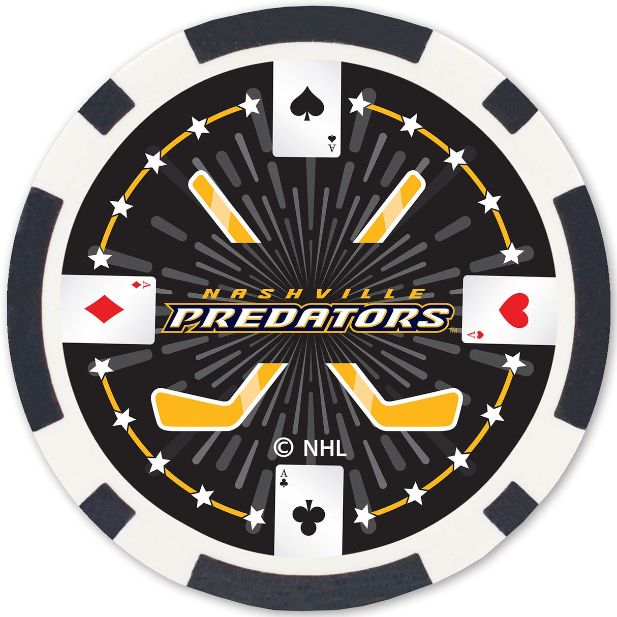 Nashville Predators 100 Piece Poker Chips by MasterPieces Puzzle Company INC