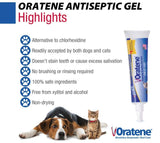 Zymox Oratene Enzymatic Oral Gel - Non-Irritating Pet Antiseptic Dental Care by Dog Hugs Cat