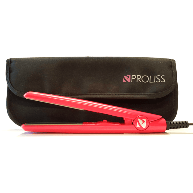 Mini Silk Travel-Perfect 0.5" Tourmaline Ceramic Dual Voltage Flat Iron - Diamond Collection - Vysn