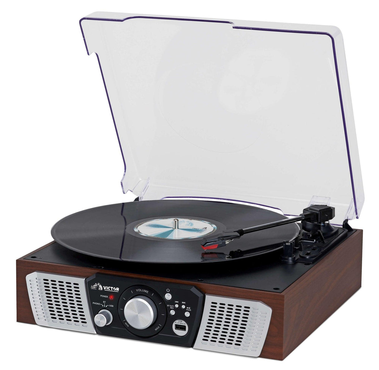 Lakeshore 5-in-1 Hybrid Bluetooth Turntable System - Vysn